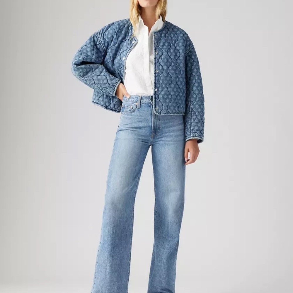 Levi’s ribcage wide leg jeans size 24 - Picture 16 of 17